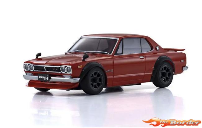 Kyosho Mini-Z Body Set Nissan Skyline 2000 GTR KPCG10 Red 60th Anniv MZP466R60 - Afbeelding 4