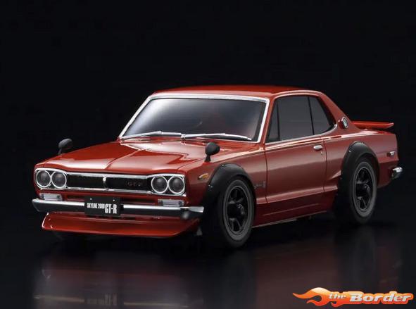 Kyosho Mini-Z Body Set Nissan Skyline 2000 GTR KPCG10 Red 60th Anniv MZP466R60 - Afbeelding 6