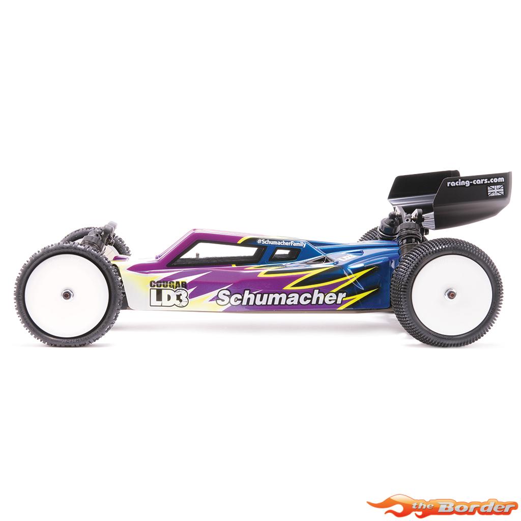 Schumacher Cougar LD3 1/10 2WD Buggy Kit (Mod, Dirt of Stock Spec) K208 / K209 / K210 - Afbeelding 3