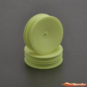 Schumacher Wheel Front Slim 2WD - Neon Yellow v2 (2) U7454