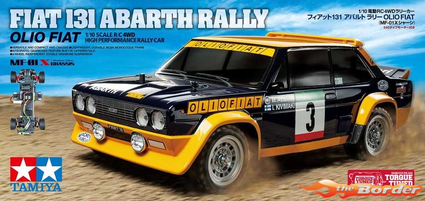Tamiya Fiat 131 Abarth Rally Olio MF-01X 1/10 Kit 58723 - Afbeelding 3