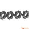 Traxxas Wheel hubs hex (2)/ hex clips aluminum (Gray anodized) (4) 7756-GRAY - Afbeelding 2