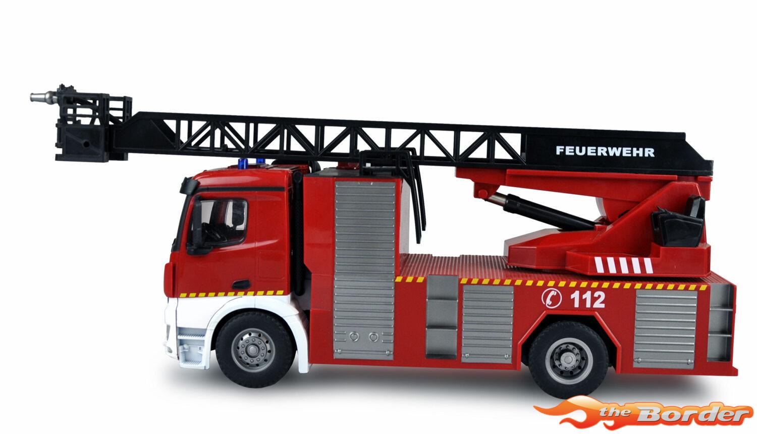 Amewi Mercedes Brandweer Ladderwagen 1/18 Light + Sound 22502 - Afbeelding 3