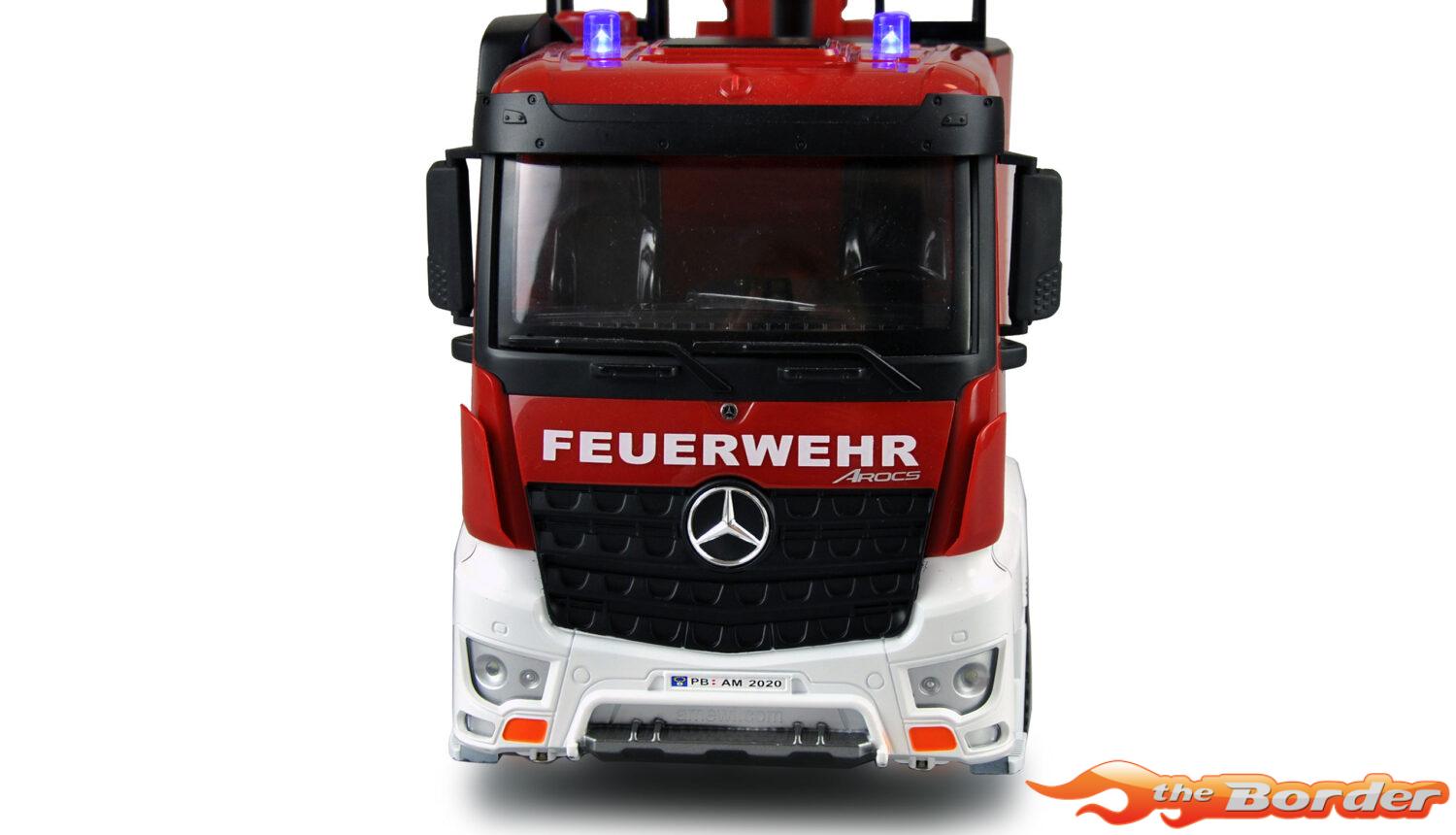 Amewi Mercedes Brandweer Ladderwagen 1/18 Light + Sound 22502 - Afbeelding 6