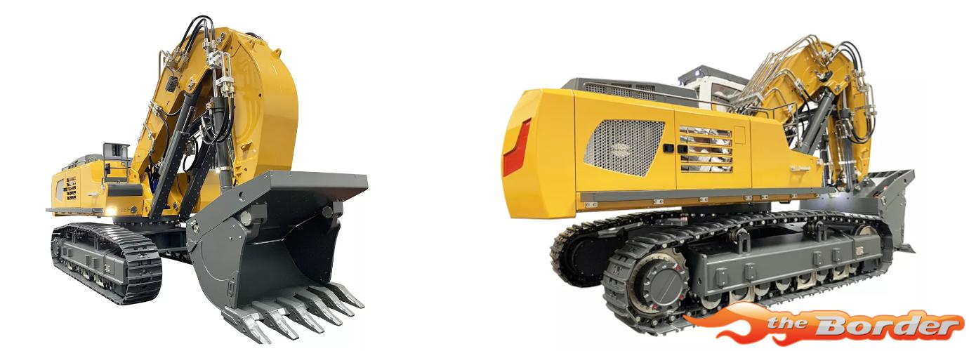 Kabolite 970-200 Metal Hydraulic Excavator RTR Yellow 30.5kg - Afbeelding 4