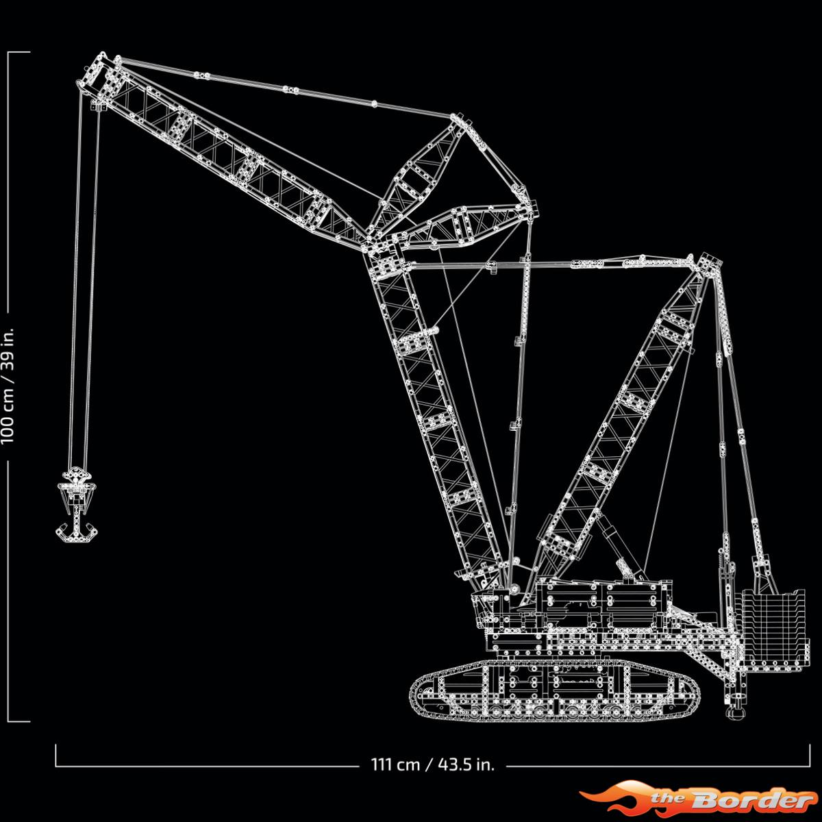 Lego Liebherr Rupsbandkraan LR 13000 42146 - Afbeelding 13