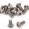 PN Racing M2x5 Stainless Steel UFO Head Hex Screw 706605 - Afbeelding 2