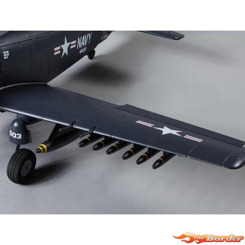 Derbee A1 Skyraider Warbird PNP kit - Blue 800mm - Afbeelding 9