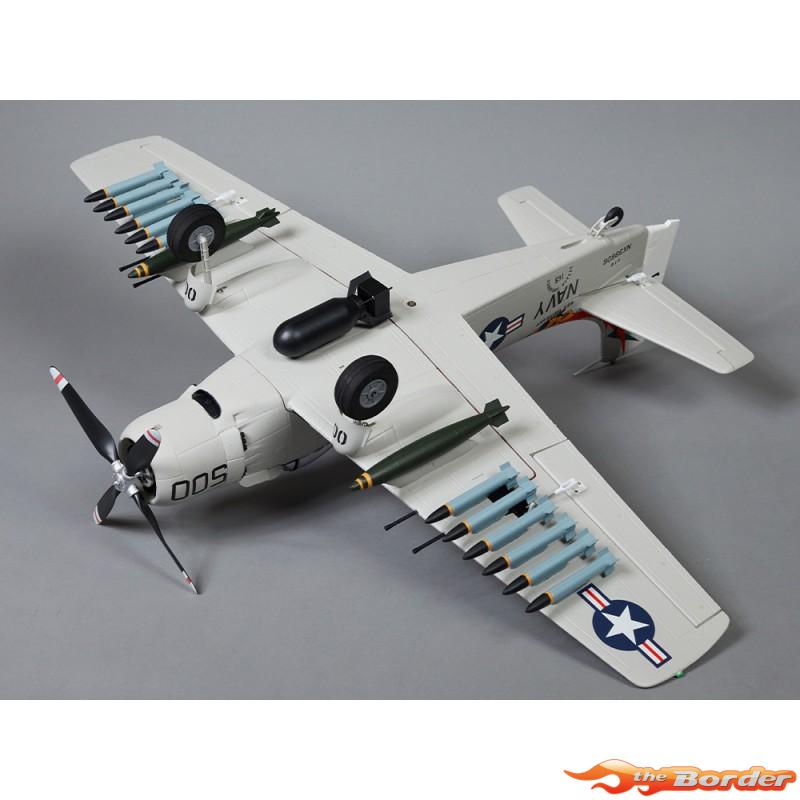 Derbee A1 Skyraider Warbird PNP kit - Grey 800mm - Afbeelding 7
