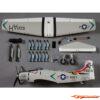 Derbee A1 Skyraider Warbird PNP kit - Grey 800mm - Afbeelding 6