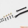 FMS 1/24 FCX24 Alum./Brass Steering Linkage Set Black FMSC3135 - Afbeelding 2