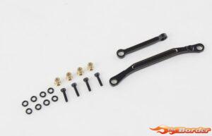 FMS 1/24 FCX24 Alum./Brass Steering Linkage Set Black FMSC3135