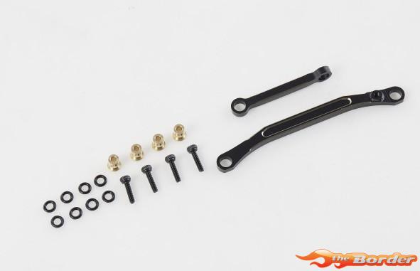 FMS 1/24 FCX24 Alum./Brass Steering Linkage Set Black FMSC3135