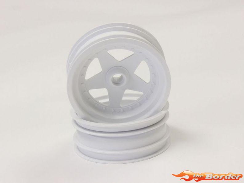 Kyosho Front Wheel Scorpion 2014 (2) White 2.2 Inch SCH005WB