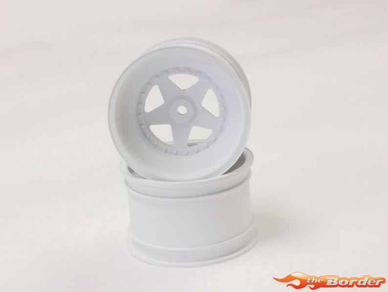 Kyosho Rear Wheel Scorpion 2014 (2) White 2.2 Inch SCH006WB