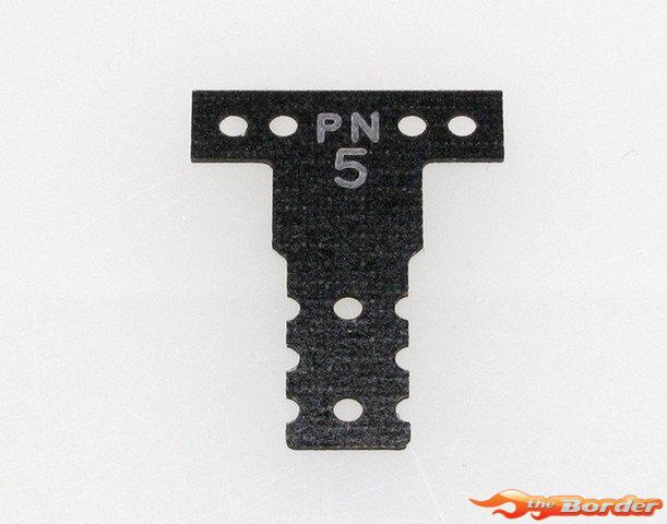 PN Racing Black Fiber Glass #5 G10 T-Plate MR3045K