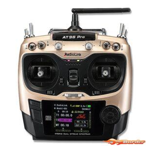 RadioLink AT9S Pro 10/12-Channels Radio (Mode 1) with R9DS Receiver