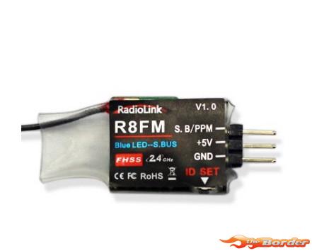 RadioLink R8FM super mini (2,5g) 2.4Ghz 8Ch S.Bus Receiver for T8FB & T8S