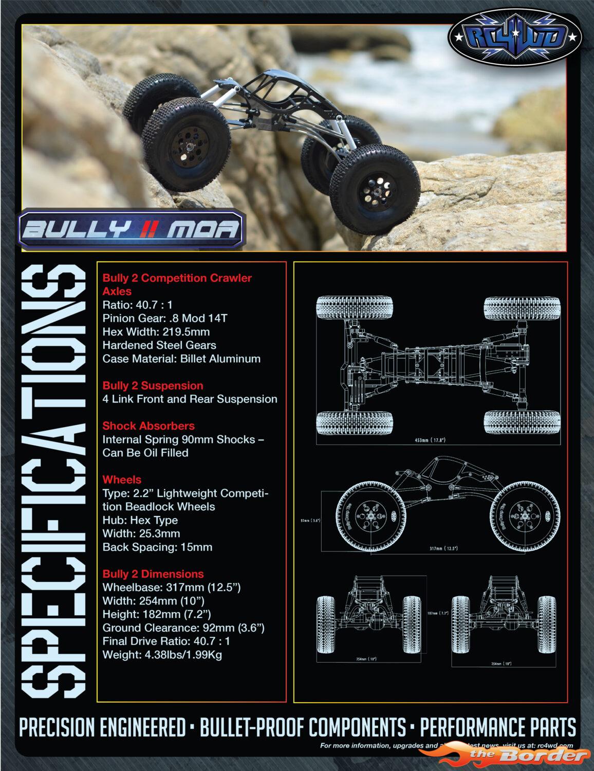 RC4WD Bully II MOA Competition Crawler Kit RC4ZK0056