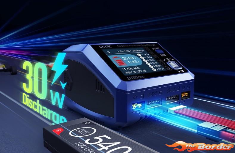 SkyRC D100 Neo Duo AC/DC Charger (AC 100W / DC 2x100W) 100199 - Afbeelding 3