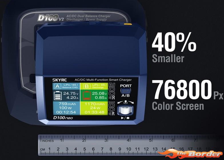 SkyRC D100 Neo Duo AC/DC Charger (AC 100W / DC 2x100W) 100199 - Afbeelding 5