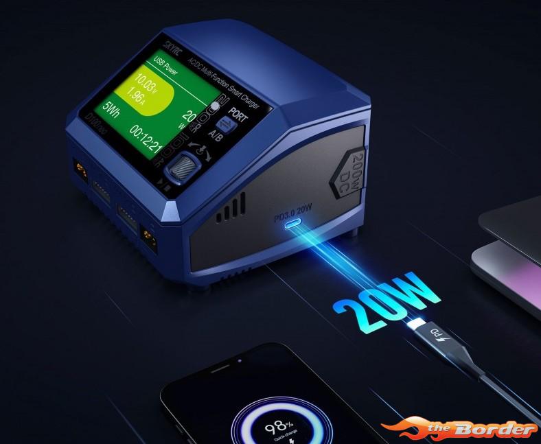 SkyRC D100 Neo Duo AC/DC Charger (AC 100W / DC 2x100W) 100199 - Afbeelding 4