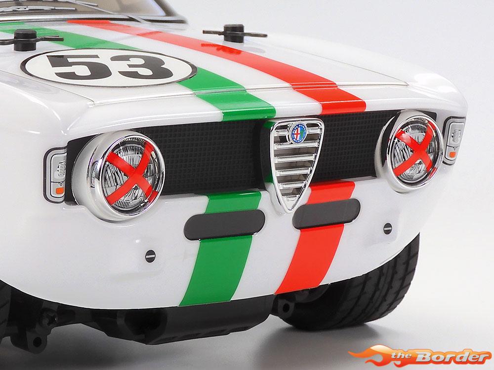 Tamiya M-Chassis Bodyset Alfa Giulia Clear (225mm) 51729 - Afbeelding 6