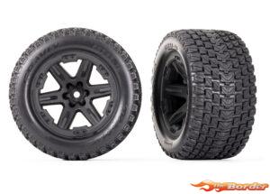 Traxxas Tires & Wheels Gravix (2.8) (Rustler 4x4) 6764