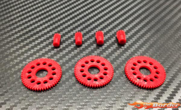 MC3W Delrin Red 64Pitch Gear Set R-DBKGS