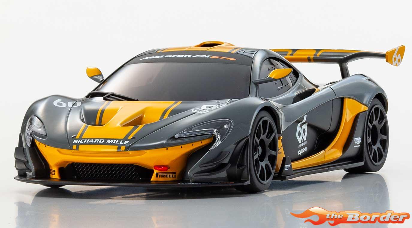 Kyosho Mini-Z RWD McLaren P1 GTR 60th Anniversary 32349GO - Afbeelding 3