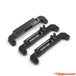 Yeah Racing Alum. Steering Plate Black MB-011 KYMB-001BK