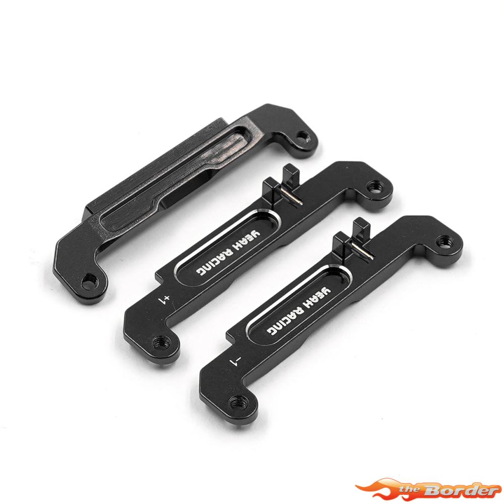 Yeah Racing Alum. Steering Plate Black MB-011 KYMB-001BK