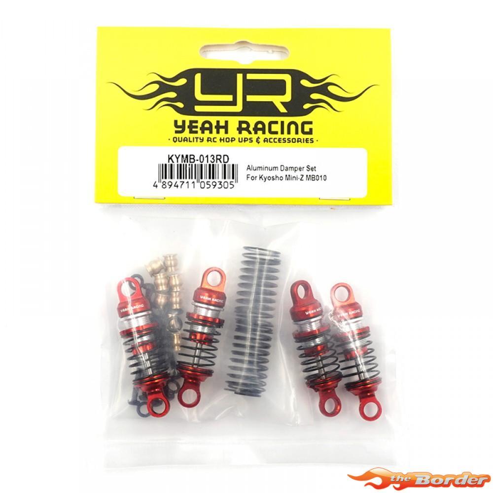 Yeah Racing Alum. Damper Set Red Mini-Z Buggy KYMB-013RD - Afbeelding 6
