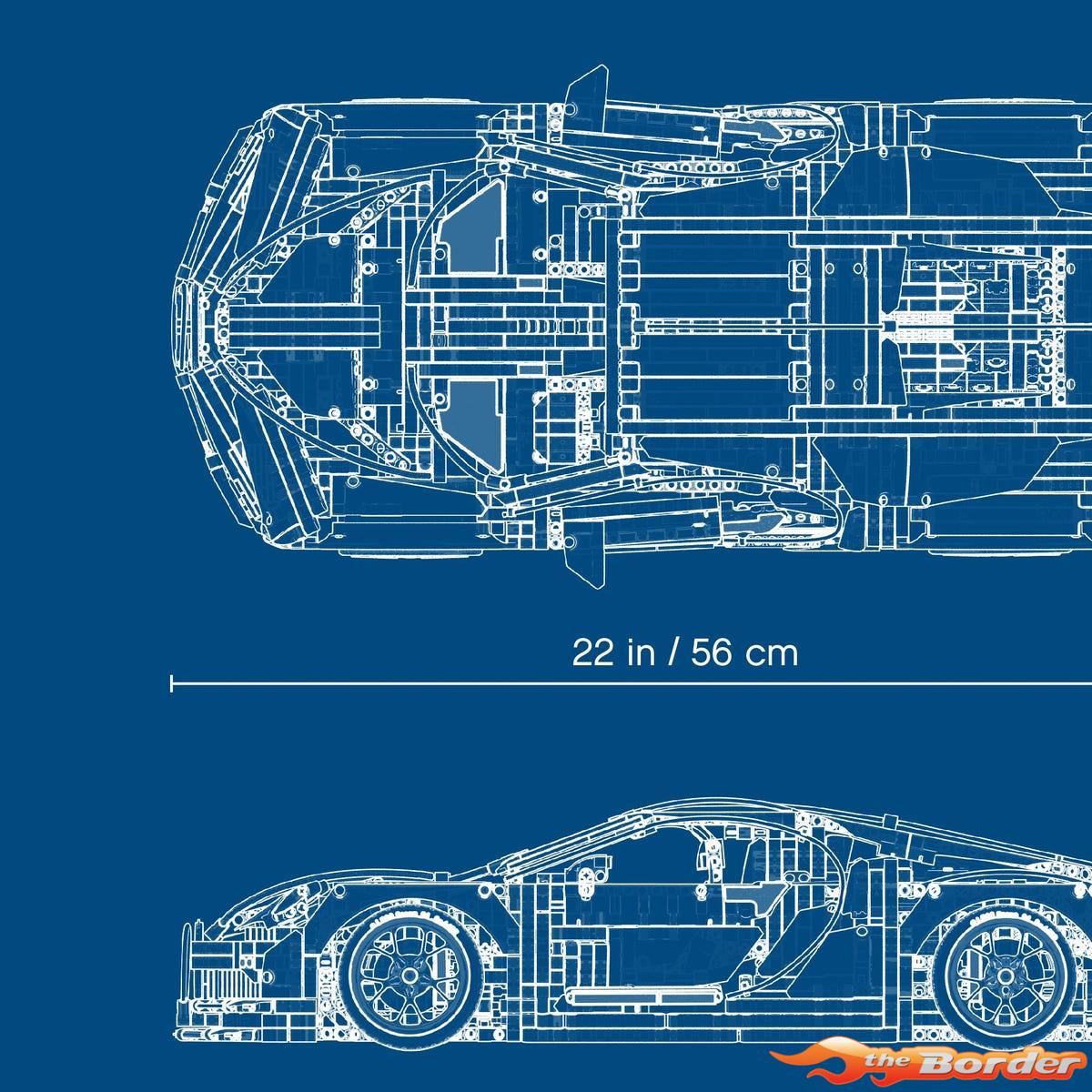 Lego Bugatti Chiron Technic 42083 - Afbeelding 3