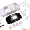 Kyosho Mini-Z Body Set Mitsubishi Lancer Evo-X Mini-Z + 4WD Rims Set (White) MZN184 - Afbeelding 2