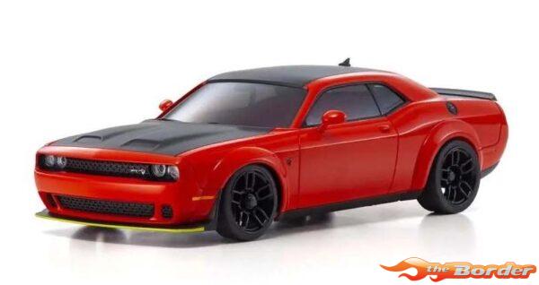 Kyosho Mini-Z Body Set Dodge Challenger SRT Hellcat Redeye Tor Red MZP451R