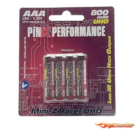 Pink Performance Batteries R3-AAA Ni-Mh 800mAh (4) UHO