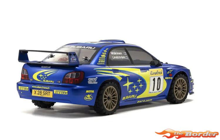 Kyosho Pre-Painted Body Set Subaru Impreza WRC2002 FAB612BL - Afbeelding 3