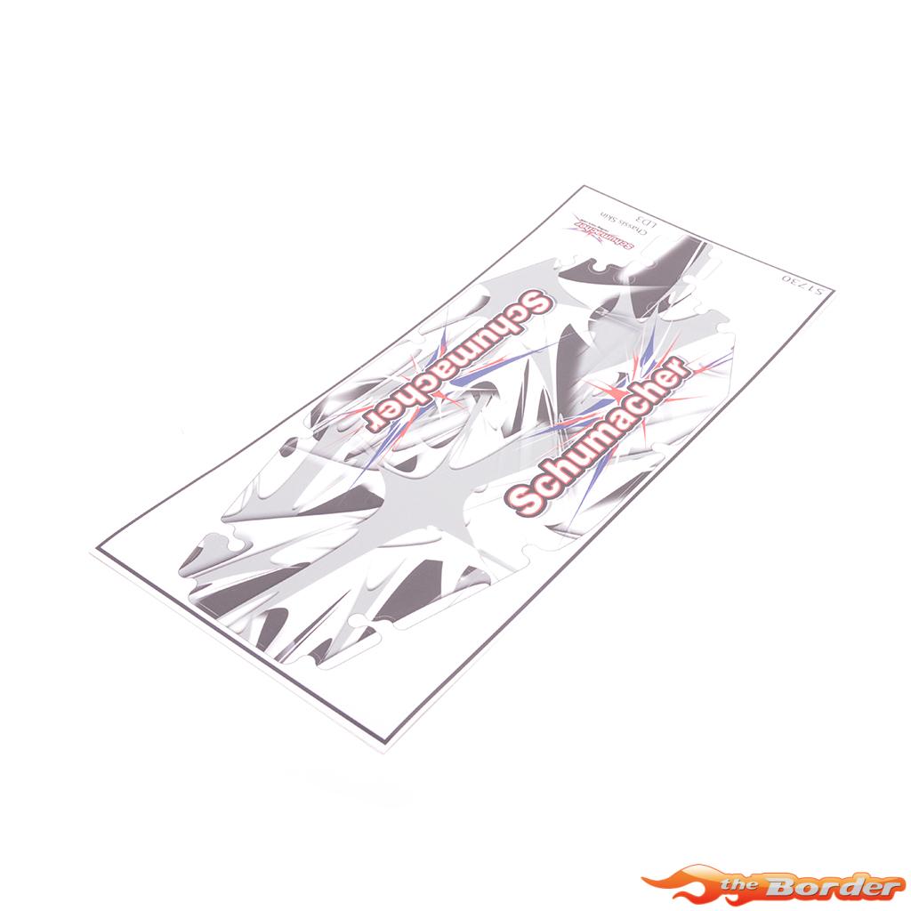 Schumacher Chassis Skin with Holes - LD3 U8674