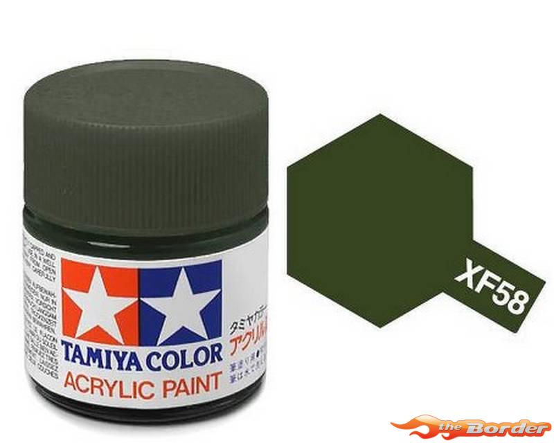 Tamiya Acrylic XF-58 Olive Green - 23ml Bottle 81358