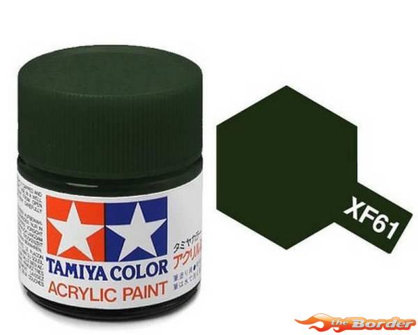 Tamiya Acrylic XF-61 Dark Green - 23ml Bottle 81361