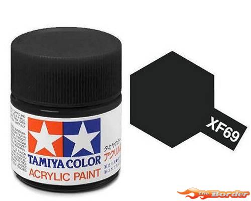Tamiya Acrylic XF-69 Nato Black - 23ml Bottle 81369