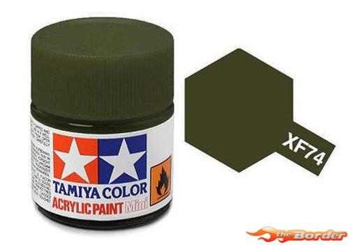 Tamiya Acrylic XF-74 Olive Drab (JGSDF) - 10ml Bottle 81774