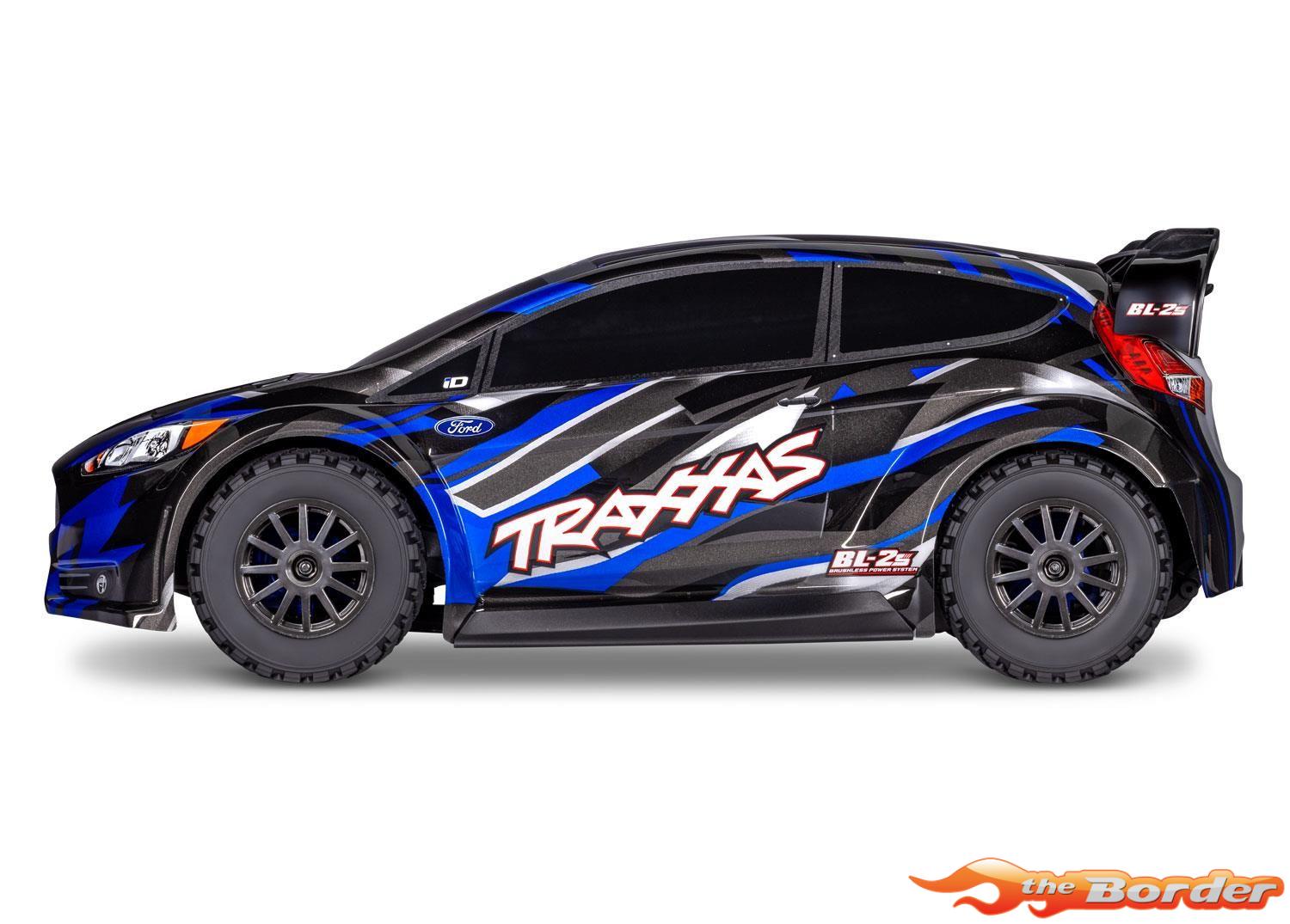 Traxxas Ford Fiesta ST Rally BL-2S 4x4 (met accu en lader) 74154-4 - Afbeelding 5