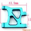 Yeah Racing Alu Rear Lower Arm Set for Tamiya TA-01 & TA-02 TA01-002BU - Afbeelding 3