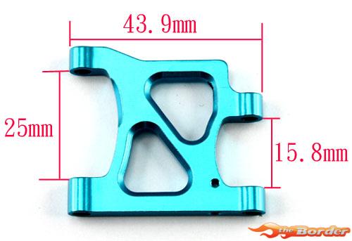 Yeah Racing Alu Rear Lower Arm Set for Tamiya TA-01 & TA-02 TA01-002BU - Afbeelding 3