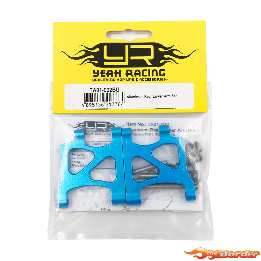 Yeah Racing Alu Rear Lower Arm Set for Tamiya TA-01 & TA-02 TA01-002BU - Afbeelding 4