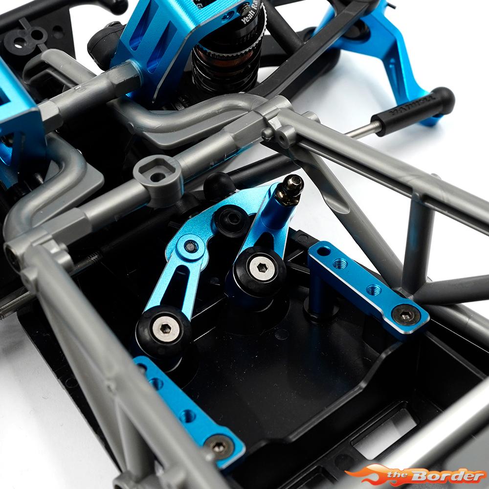 Yeah Racing Aluminium Ball Bearing Steering Set for Tamiya BBX (BB-01) TABB-004BU - Afbeelding 7
