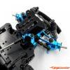 Yeah Racing Aluminium Ball Bearing Steering System for Tamiya MB-01 & BT-01 TAMB-001BU - Afbeelding 4