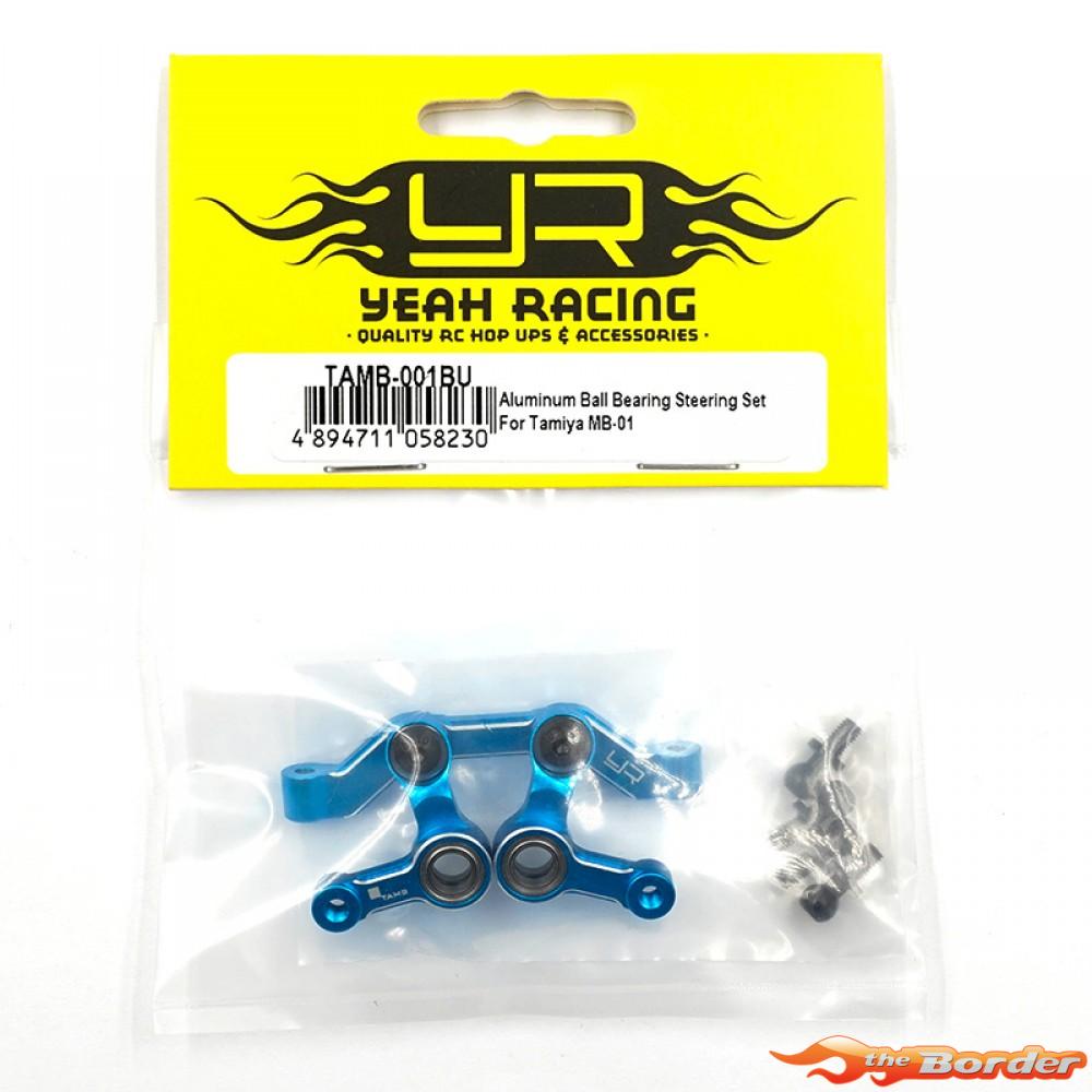 Yeah Racing Aluminium Ball Bearing Steering System for Tamiya MB-01 & BT-01 TAMB-001BU - Afbeelding 3